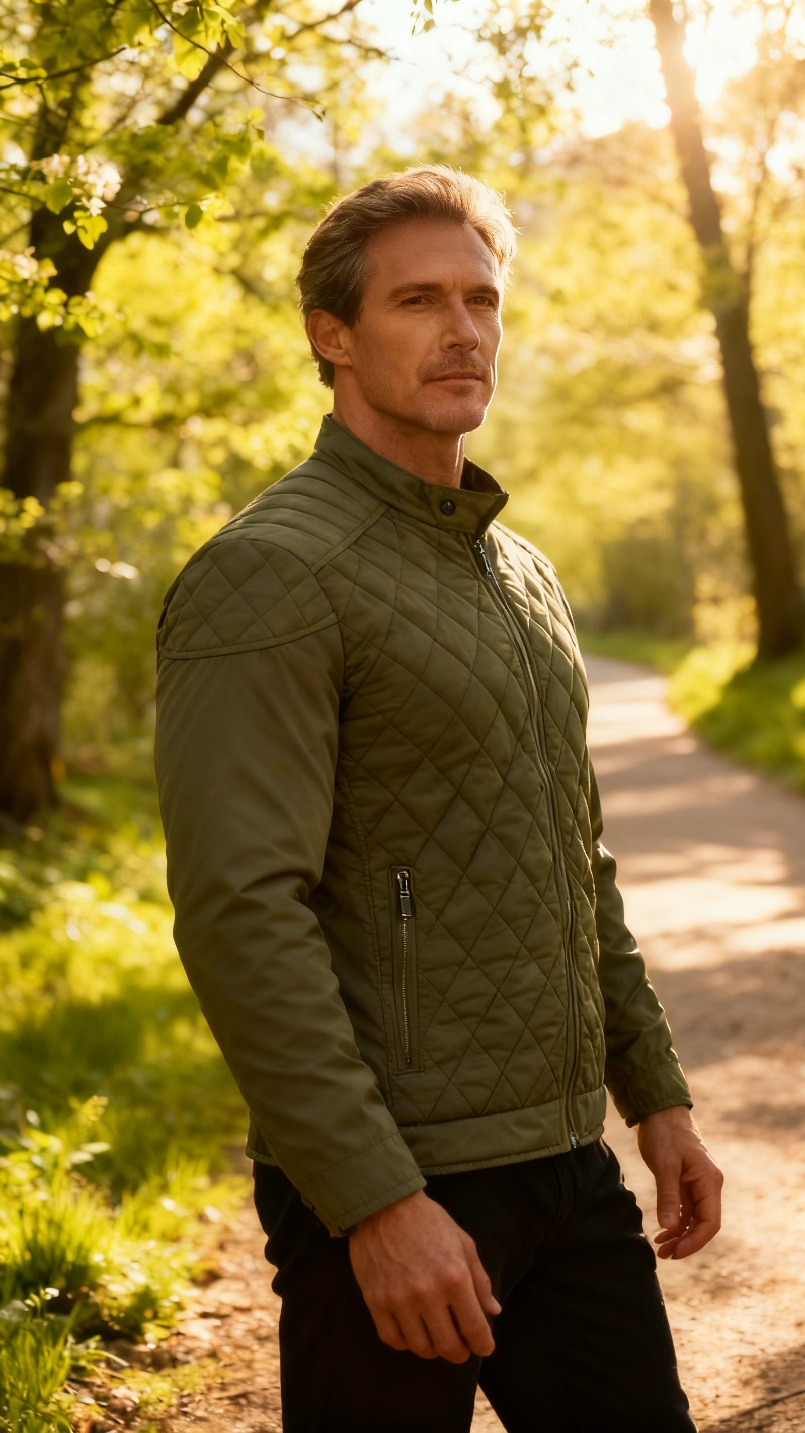 Lewis Quilted Bomber Jacket