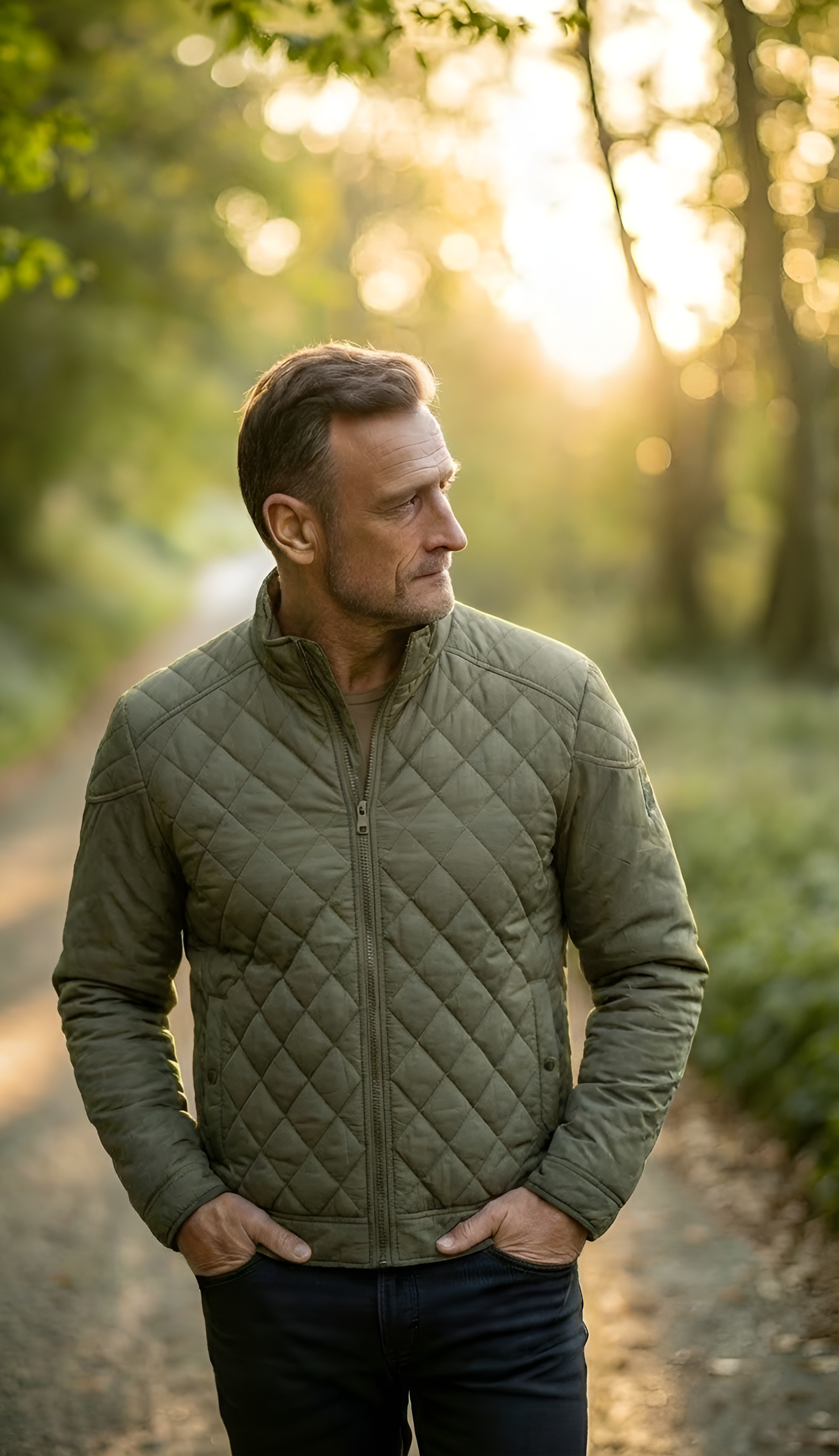 Lewis Quilted Bomber Jacket