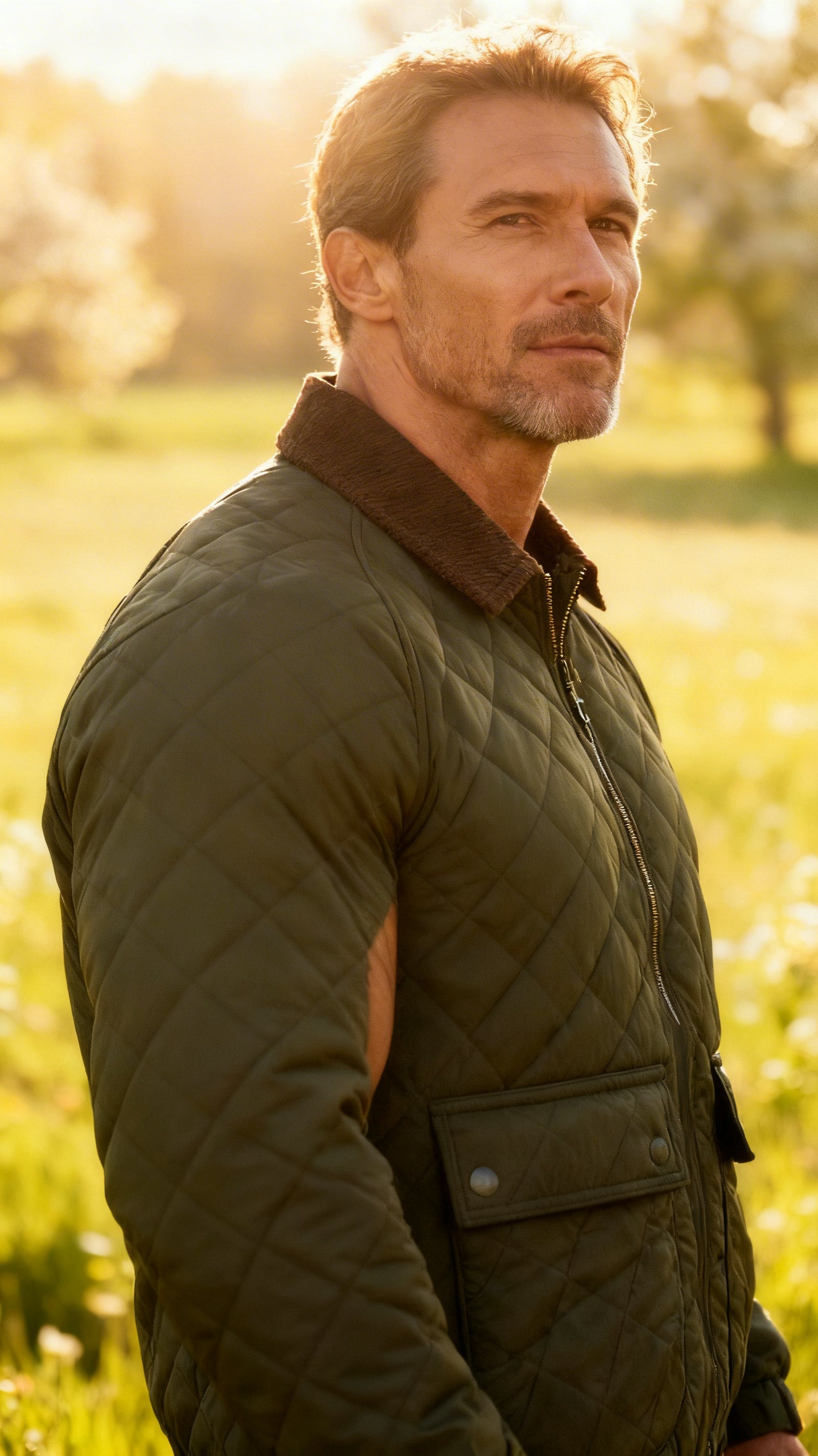 Carter Quilted Corduroy Retro Jacket