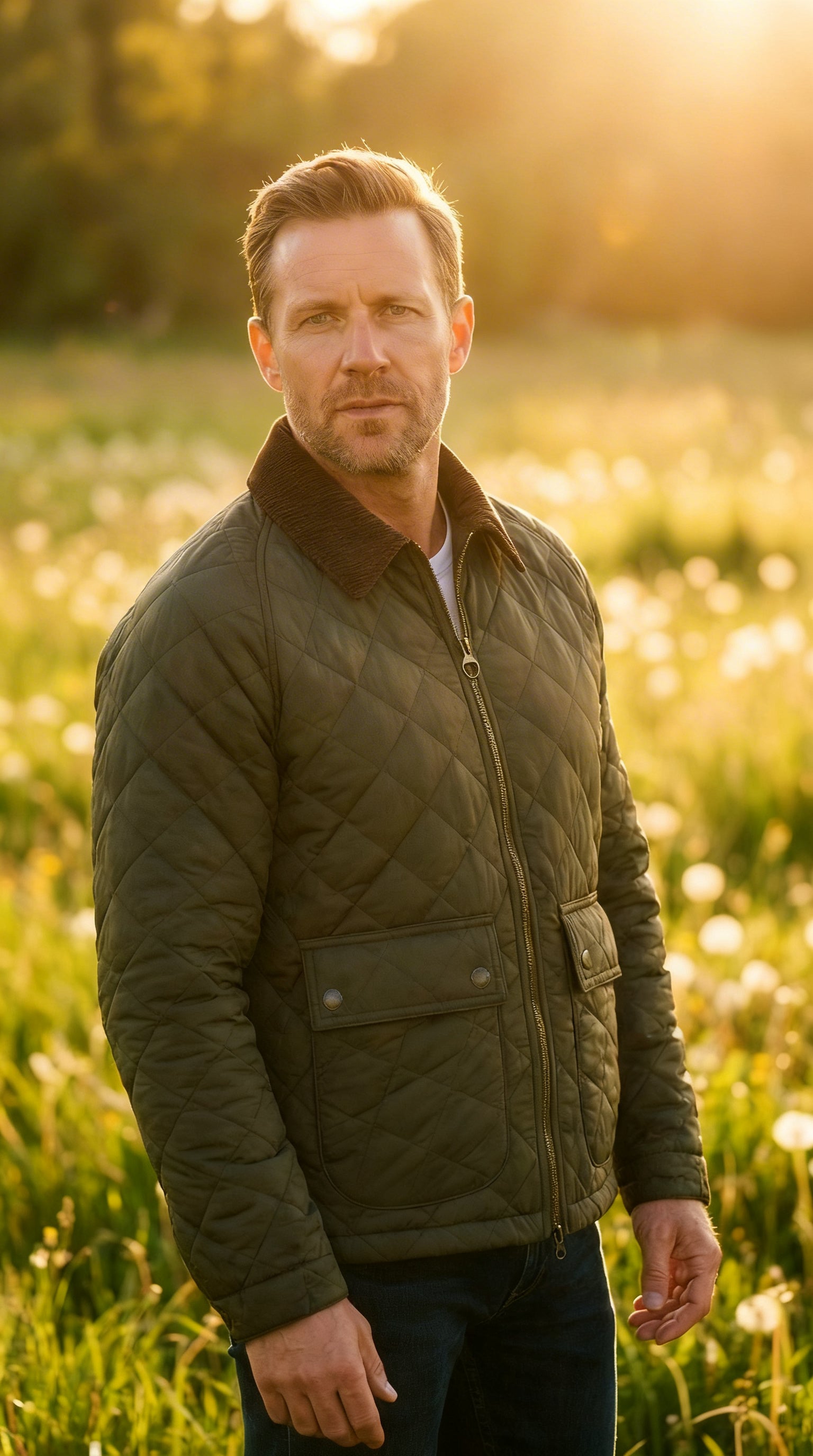 Carter Quilted Corduroy Retro Jacket