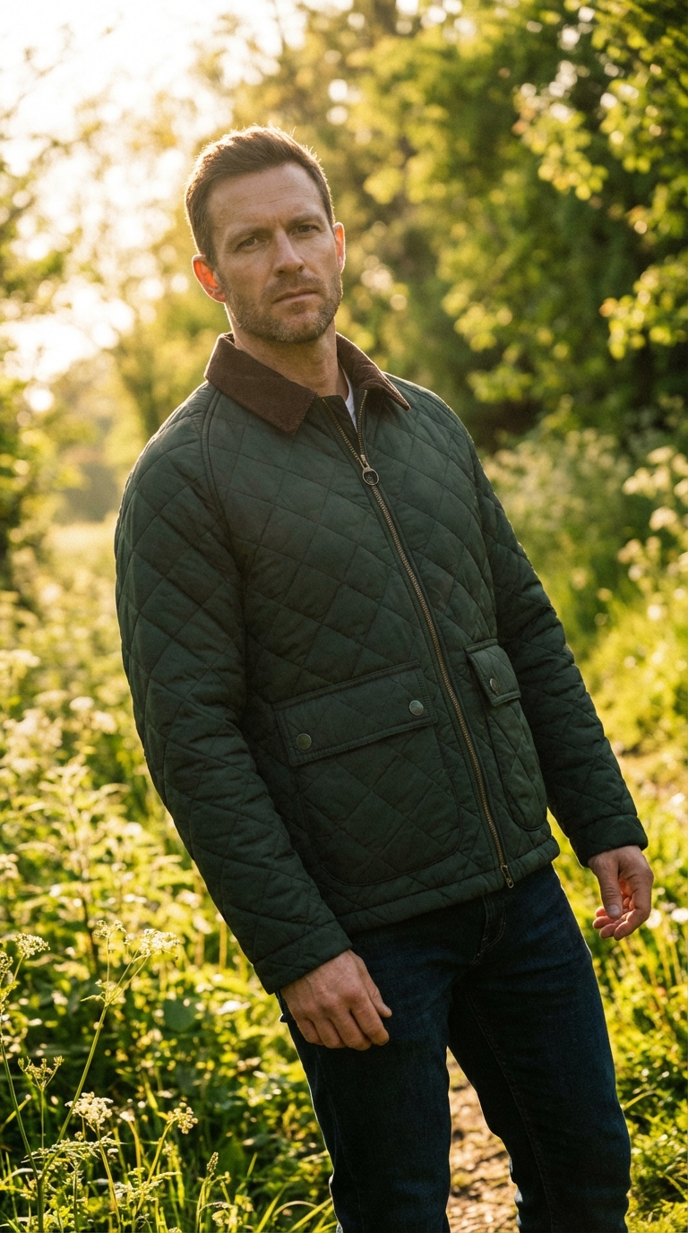 Carter Quilted Corduroy Retro Jacket