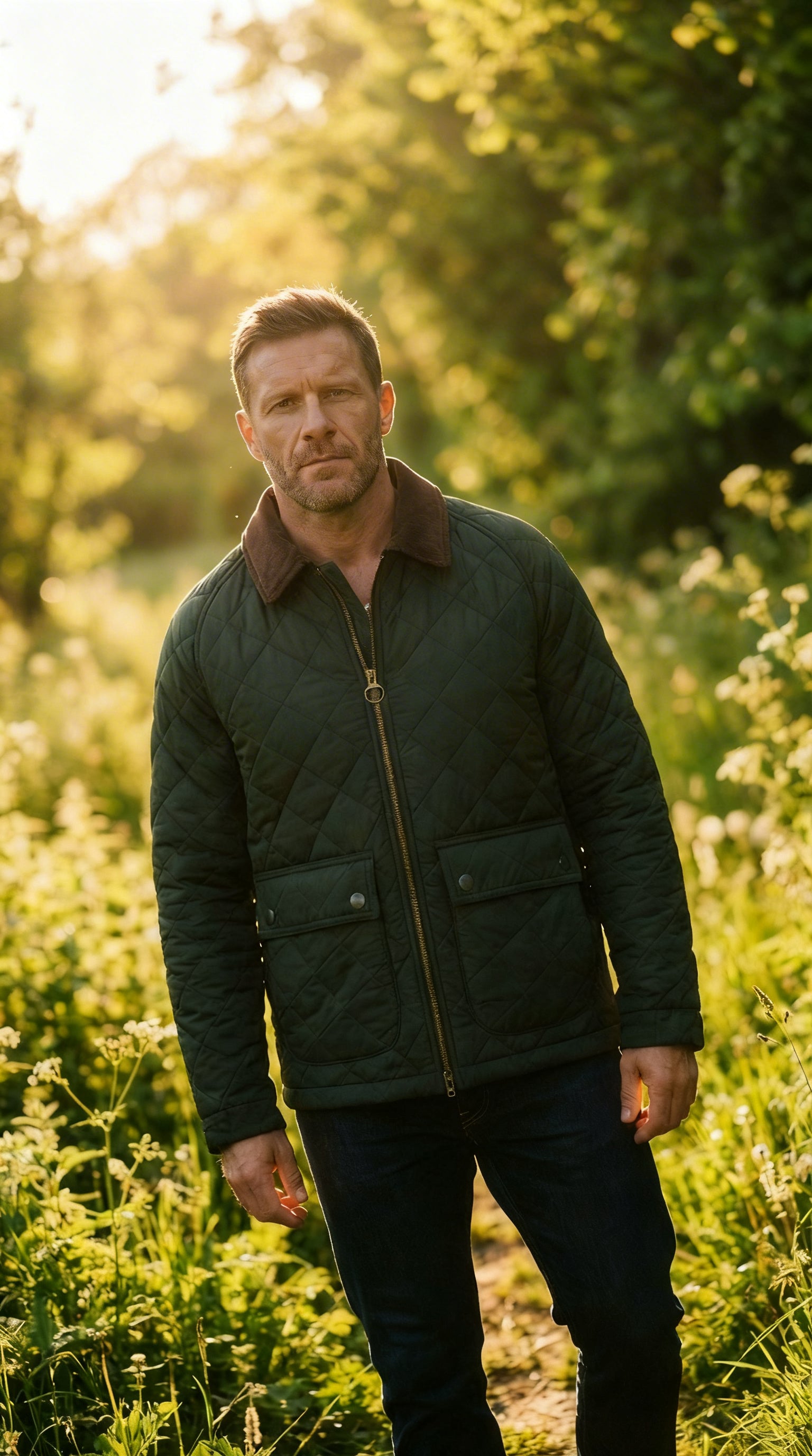 Carter Quilted Corduroy Retro Jacket