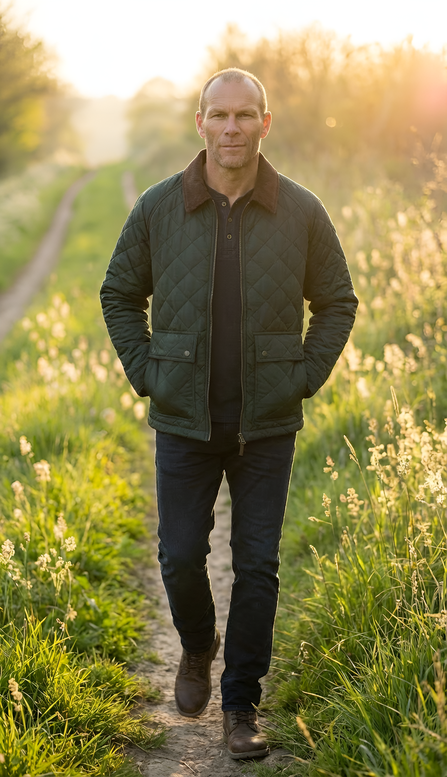 Carter Quilted Corduroy Retro Jacket