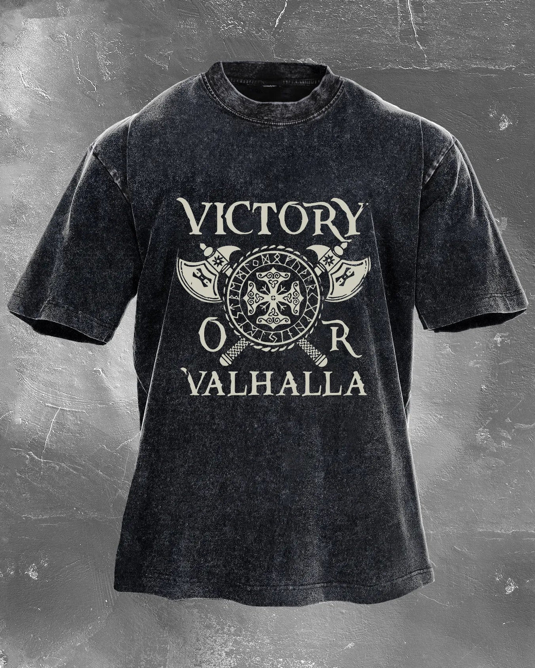 Victory Or Valhalla Washed T-Shirt