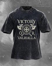 Victory Or Valhalla Washed T-Shirt