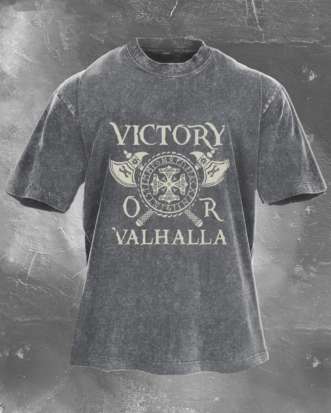 Victory Or Valhalla Washed T-Shirt