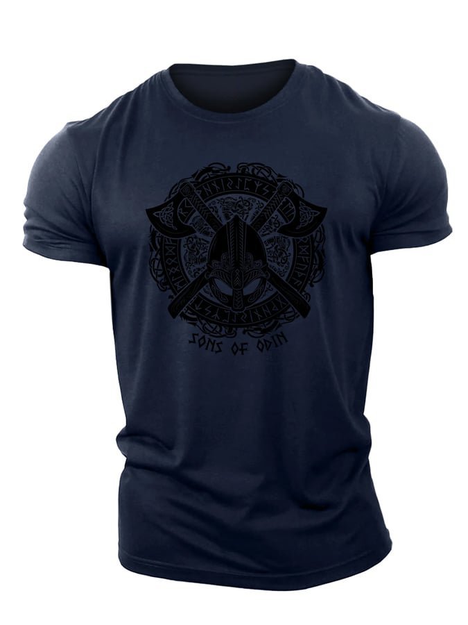 Viking Odin Axes T-Shirt