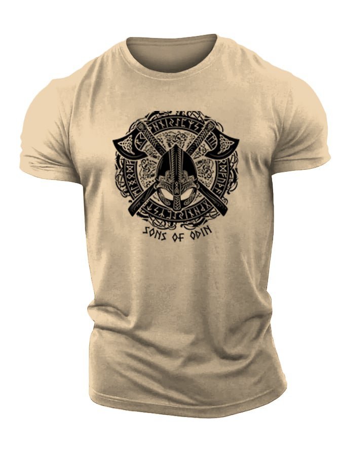 Viking Odin Axes T-Shirt