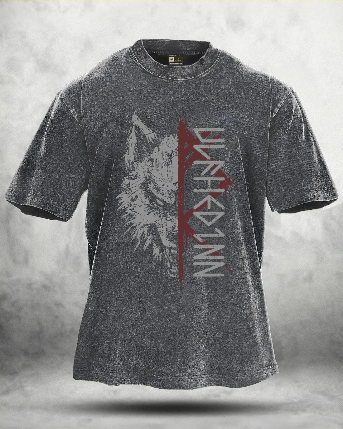 Ulfhedinn vasket T-shirt