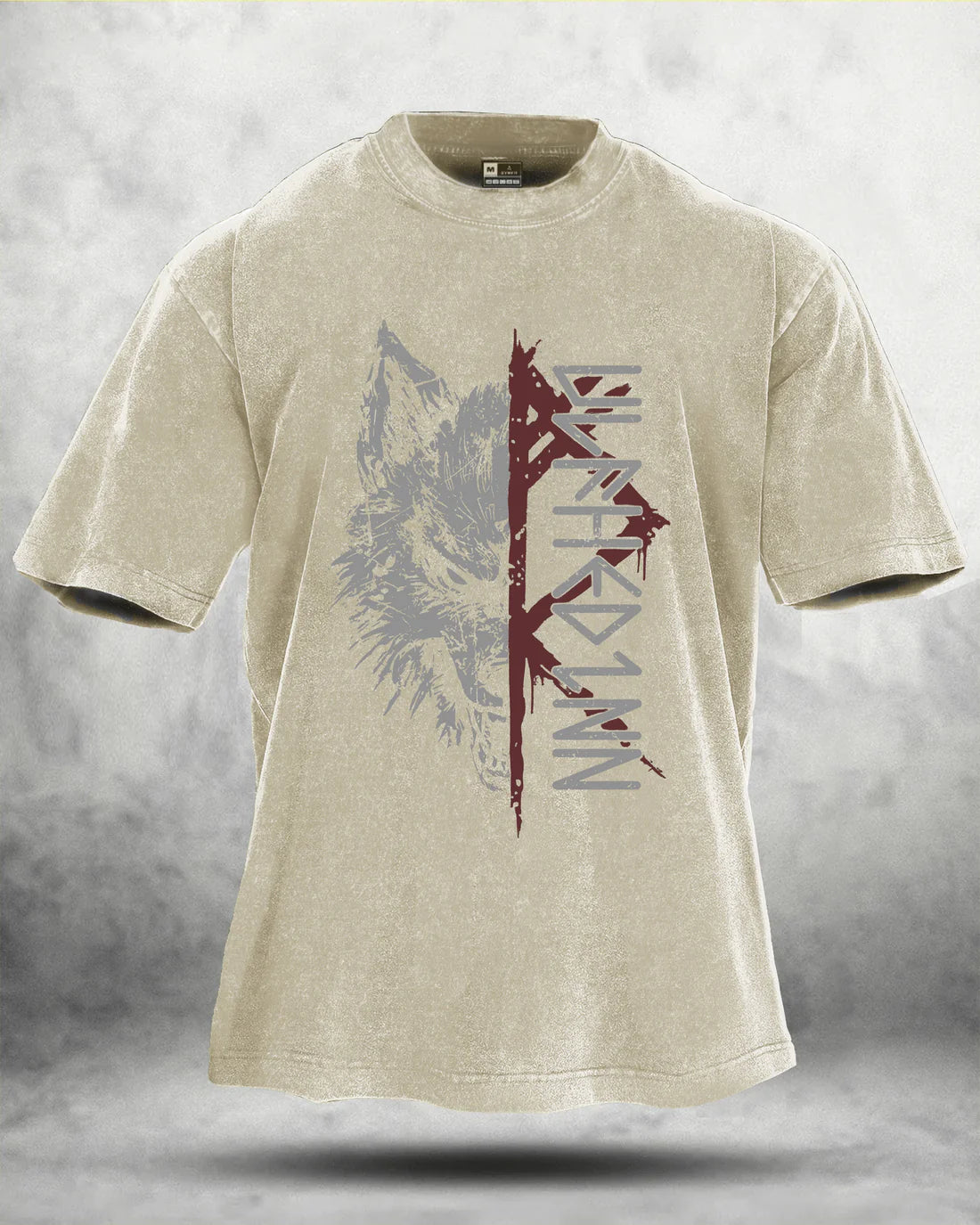 Ulfhedinn vasket T-shirt